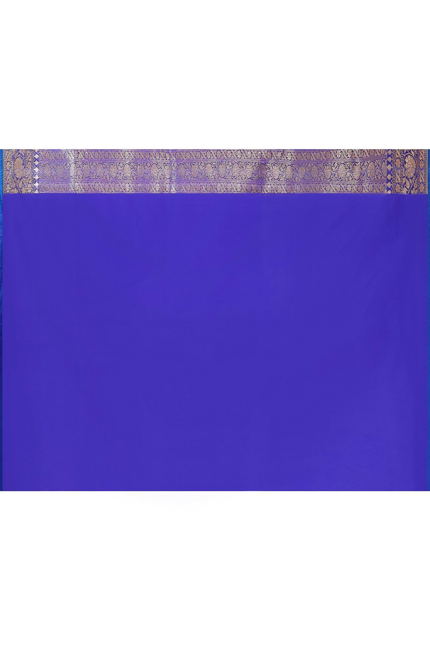 Joban Fashion Ink Blue Banarasi Soft Pure Handloom Banarasi Silk Saree | Swadesiicart