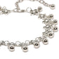 Mominos Fashion Kamal Johar Oxidised Silver Adjustable Anklets | Swadesiicart