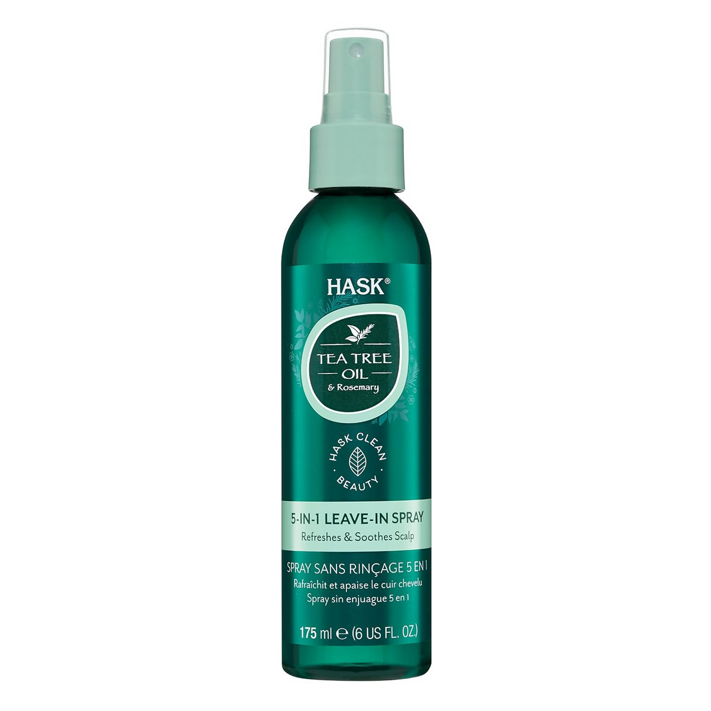HASK Tea Tree Oil & Rosemary 5-In-1 Leave In Spray | Swadesiicart