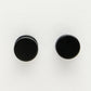 NVR Men's Black Rhodium-Plated Metal Studs Earring - Swadesiicart