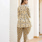 Yufta Yellow Gotta Patti Kurti with Dhoti Pants Set - Swadesiicart