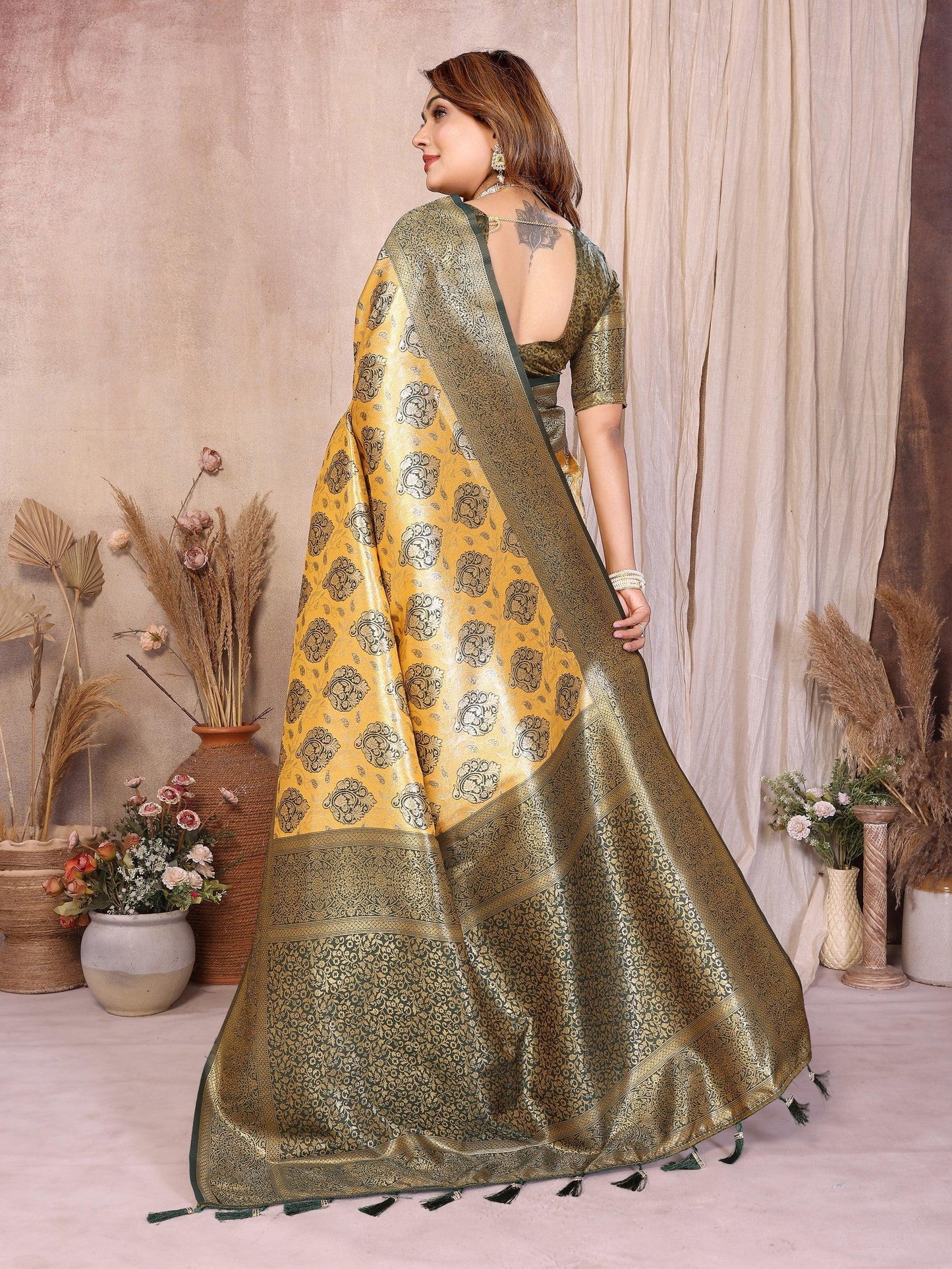 Anaita Banarasi Tissue Silk Saree