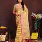 Lorenvalley Fashion Yellow Soft Katan Silk Woven Design Rich Zari Weaving Pallu Saree - Swadesiicart