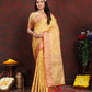 Lorenvalley Fashion Yellow Soft Katan Silk Woven Design Rich Zari Weaving Pallu Saree - Swadesiicart