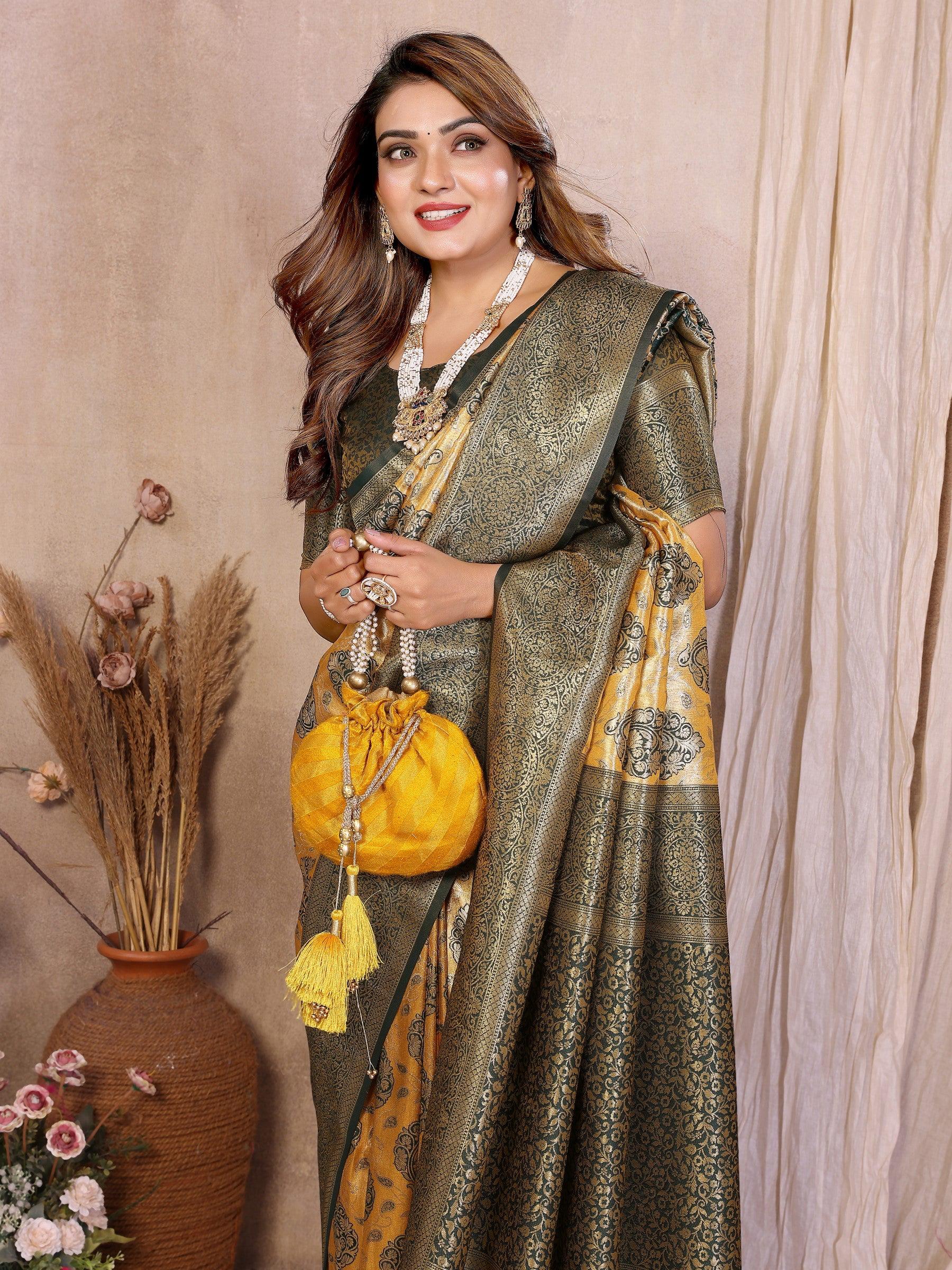 Anaita Banarasi Tissue Silk Saree