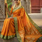 Anaita Yellow Silk Woven Saree With Blouse