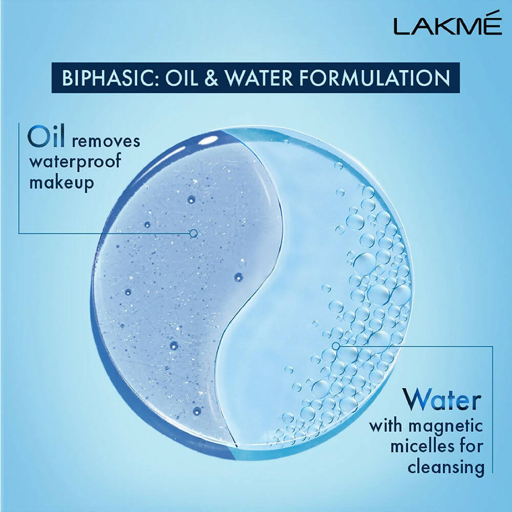 Lakme Micellar Water Bi-Phasic Make-up Remover - Swadesiicart