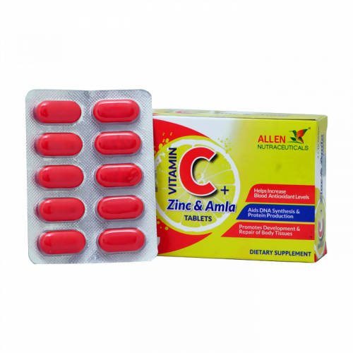 Allen Homeopathy Vitamin C + Zinc & Amla Tablets | Swadesiicart