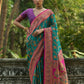 Vishnu Weaves Women's Rama Pashmina Silk Thread Woven Saree with Blouse - Swadesiicart