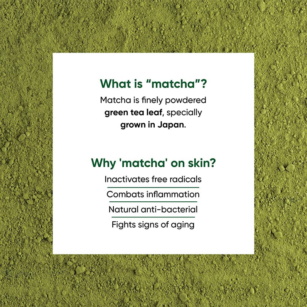 Tencha Essentials Matcha Detox Clay Face Mask | Swadesiicart