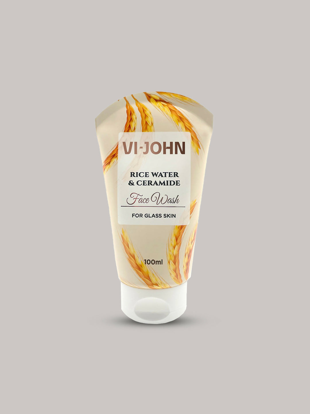 VI-JOHN Rice Water & Ceramide Face Wash For Glass Skin Deep Skin Clean | Swadesiicart