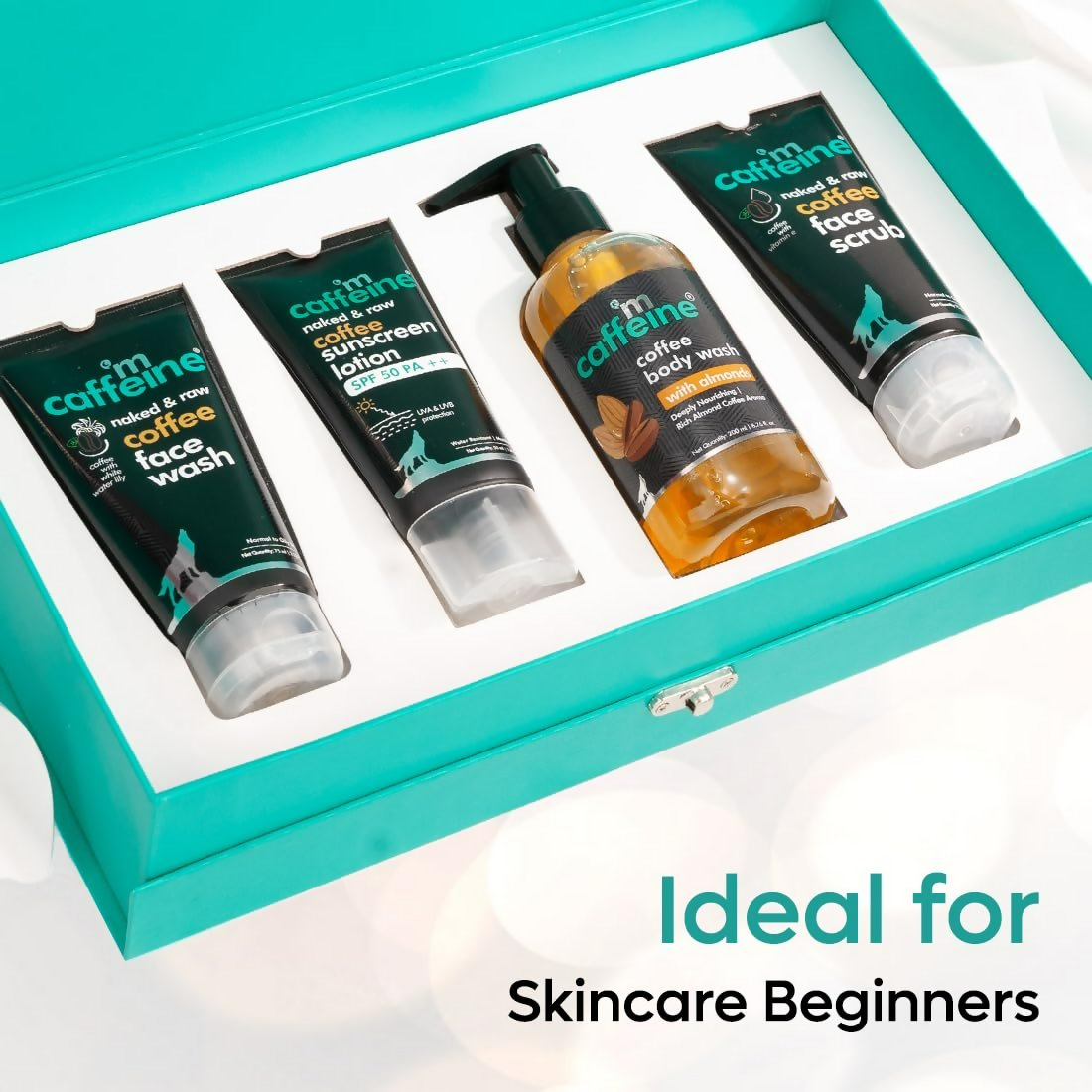mCaffeine Gift Kit Set For Women & Men - Swadesiicart