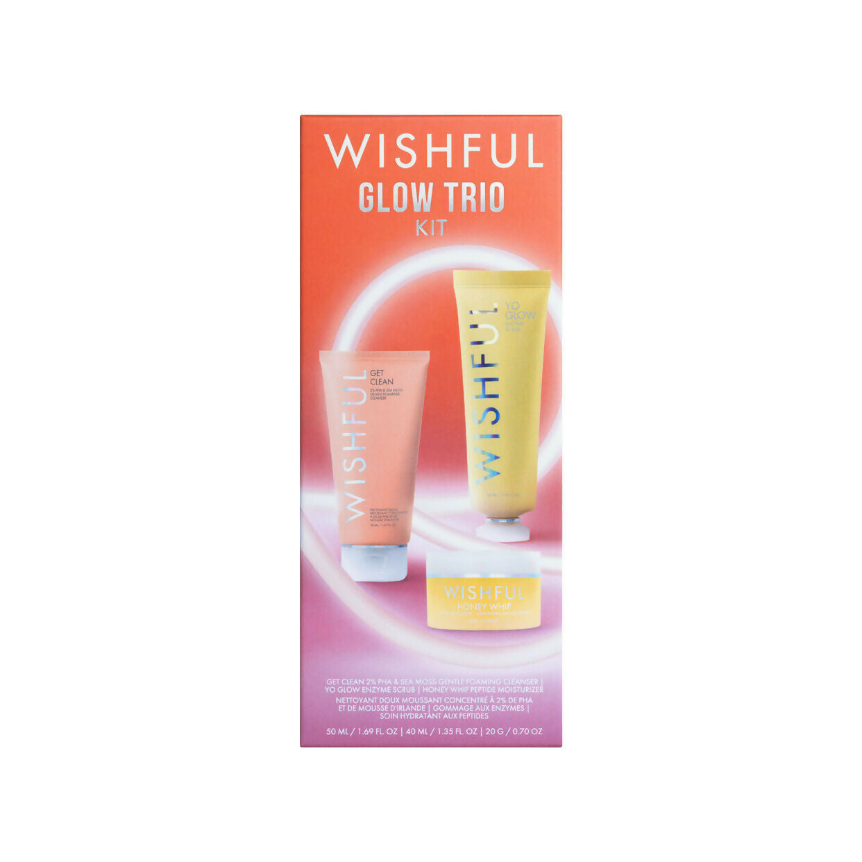 Wishful By Huda Beauty Glow Trio Kit - Korean Skincare | Swadesiicart