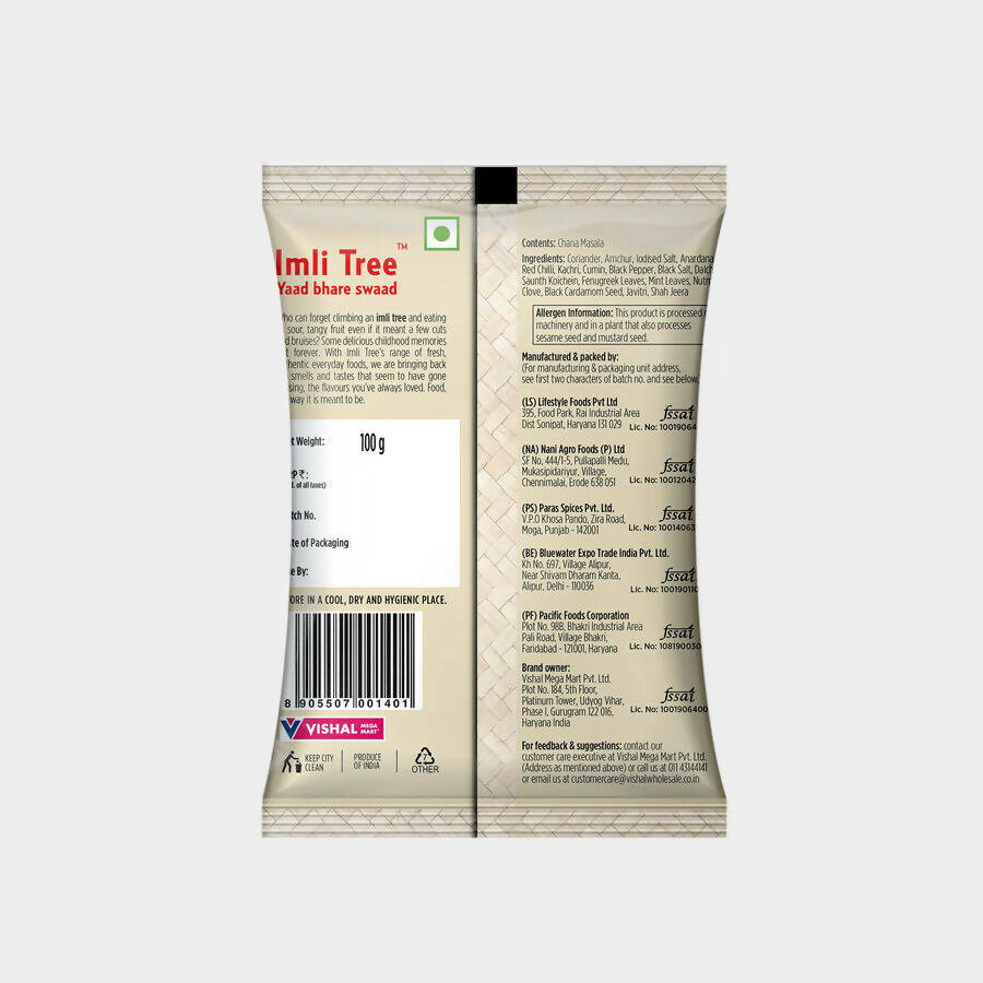 Imli Tree Authentic Chana Masala Powder - Swadesiicart