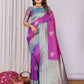 Joban Fashion Banarasi Pink Small Butti Soft Silk Saree | Swadesiicart