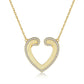 Cauer CAUER 925 Sterling Silver Moissanite Round Pendant Chain | Swadesiicart
