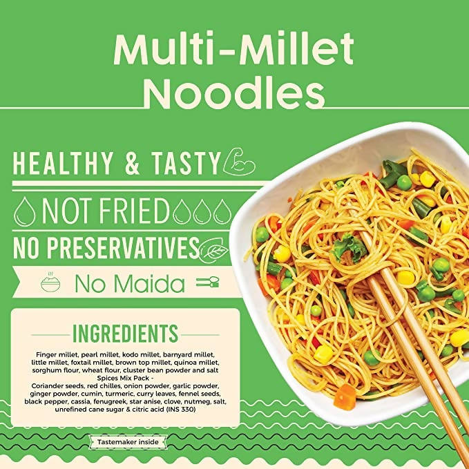 FittR biTes Multi-Millet Noodles - Swadesiicart