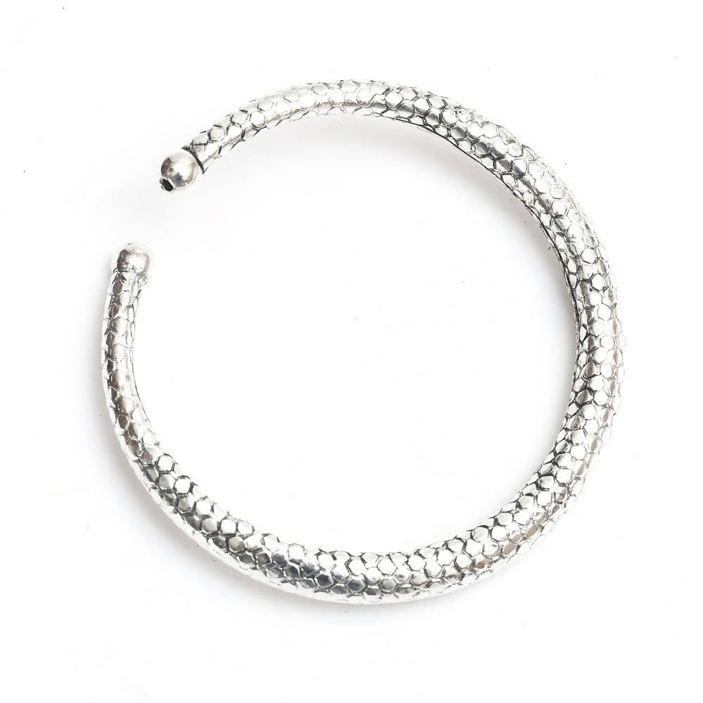 Mominos Fashion Kamal Johar Oxidised Silver Plain Kadiyam Anklets | Swadesiicart