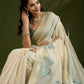 Vishnu Weaves Women's Green Muga Cotton Thread Woven Saree with Blouse - Swadesiicart