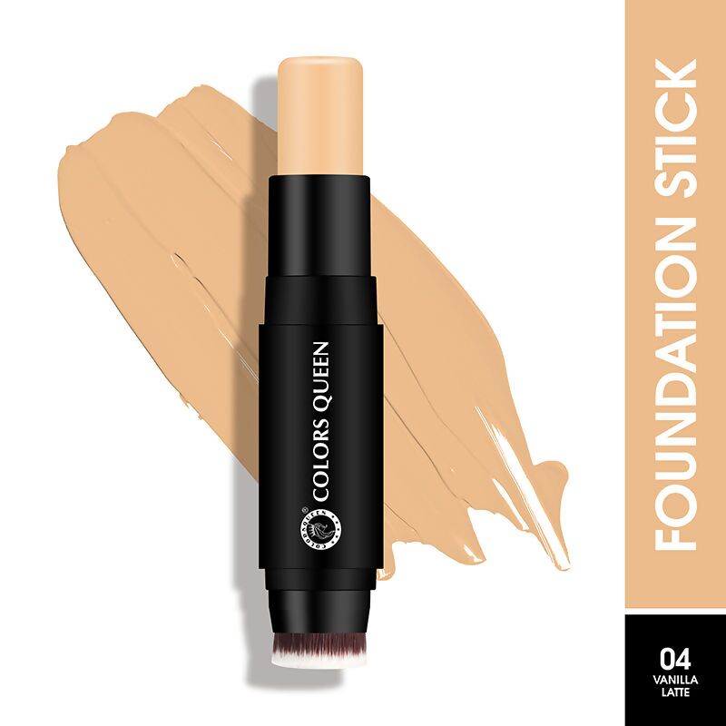 Colors Queen Fix & Blend Foundation Stick - 04 Vanilla Latte | Swadesiicart