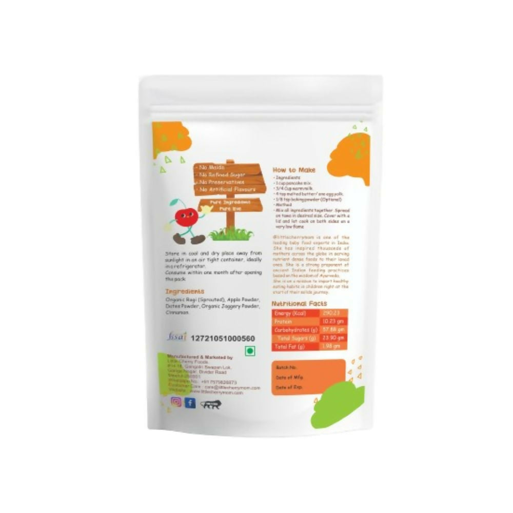 Littlecherrymom Pancake Mix Sprouted Ragi Apple - Swadesiicart
