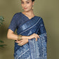 Shree Shyam Fashion Cotton Blue Saree