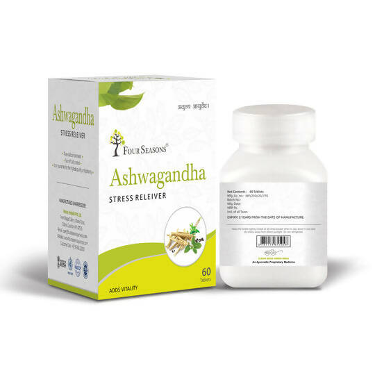 Four Seasons Ashwagandha Stress Releiver Tablet | Swadesiicart