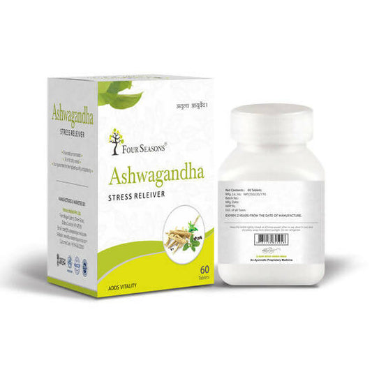 Four Seasons Ashwagandha Stress Releiver Tablet | Swadesiicart