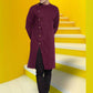 Even Apparels Pure Cotton Maroon Asymetrical Kurta - Maroon | Swadesiicart