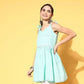 Ahalyaa Women Mint Green Pure Cotton Printed Tunic | Swadesiicart