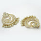 NVR Women Gold-Polished Kundan Handcrafted Chandbalis Earrings | Swadesiicart