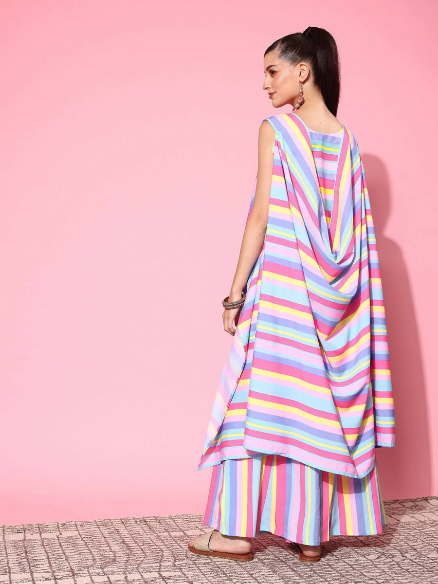 Ahalyaa Women's Traditional Wear Co-ods - Multi | Swadesiicart