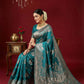 Shree Shyam Fashion Sea Green Silk Blend Saree