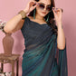 Attractive These Party Wear Ready To Wear Saree - Blue | Swadesiicart