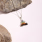 Women's Silver-Toned Blue Silver-Plated Handcrafted Chain - Ruby Raang | Swadesiicart