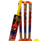 Manaki Enterprise Plastic Spiderman Cricket Kit (Multicolour) - Swadesiicart