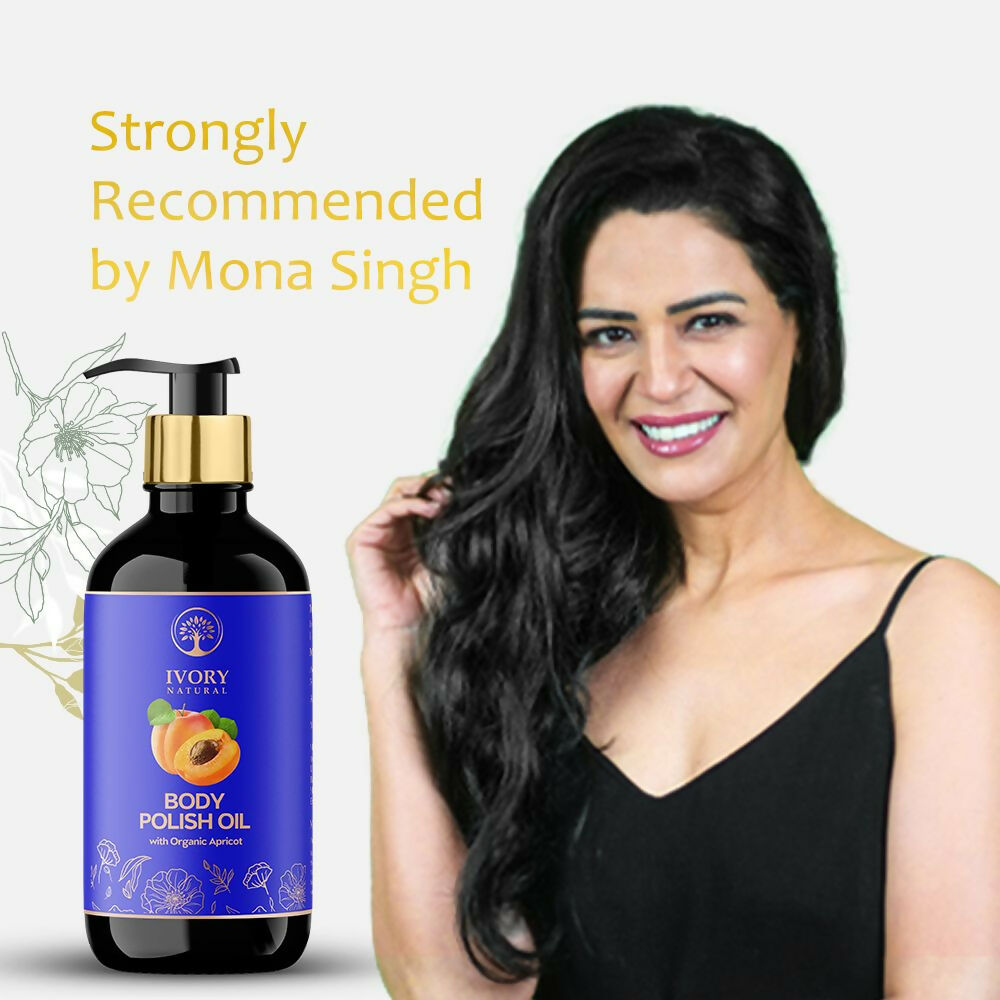 Ivory Natural Body Polish Oil For Exfoliate, Hydrate, & Renew For Radiant Results | Swadesiicart