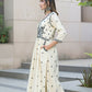 BulBul Meenaxi Beige Rayon Kurta Set - Swadesiicart