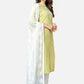 NOZ2TOZ Women Lime Green Kurta With Pant & Dupatta (3pcs set) - Swadesiicart