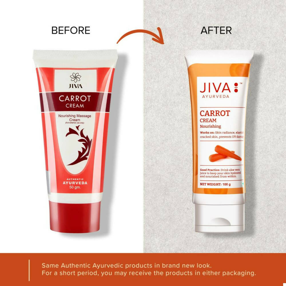 Jiva Ayurveda Carrot Face Cream - Swadesiicart