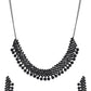 VOJ Women Black Color stainless steel Jewellery Set - Swadesiicart