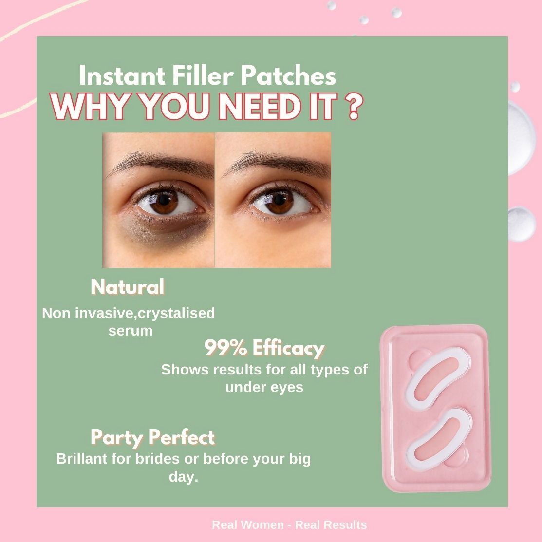 House of Beauty Instant Filler - Dissolvable Patches 0.25mm - Swadesiicart
