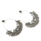 Mominos Fashion Johar Kamal Silver Peacock Design Chandbali Earrings - Mominos Fashion