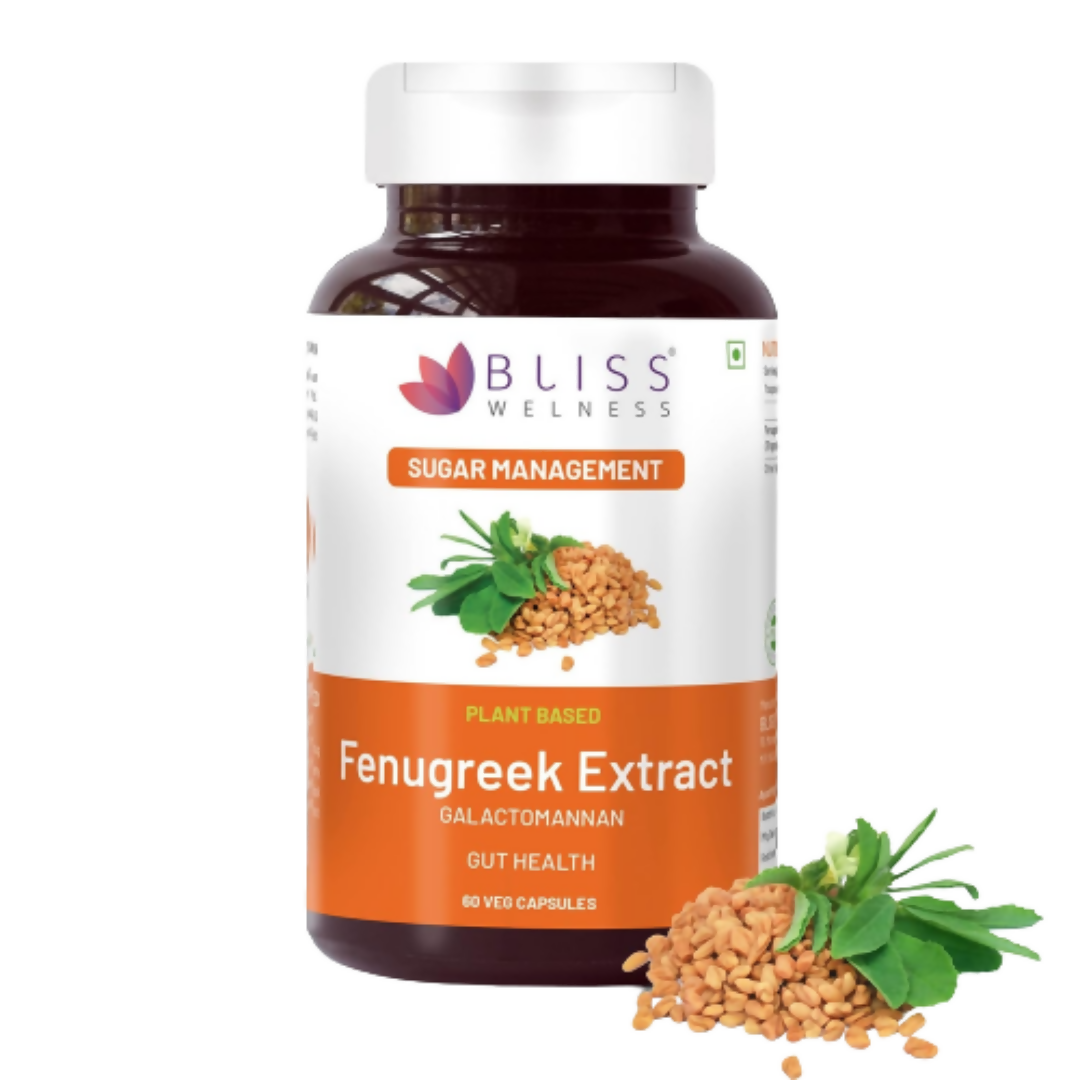 Bliss Welness Fenugreek Extract Capsules | Swadesiicart