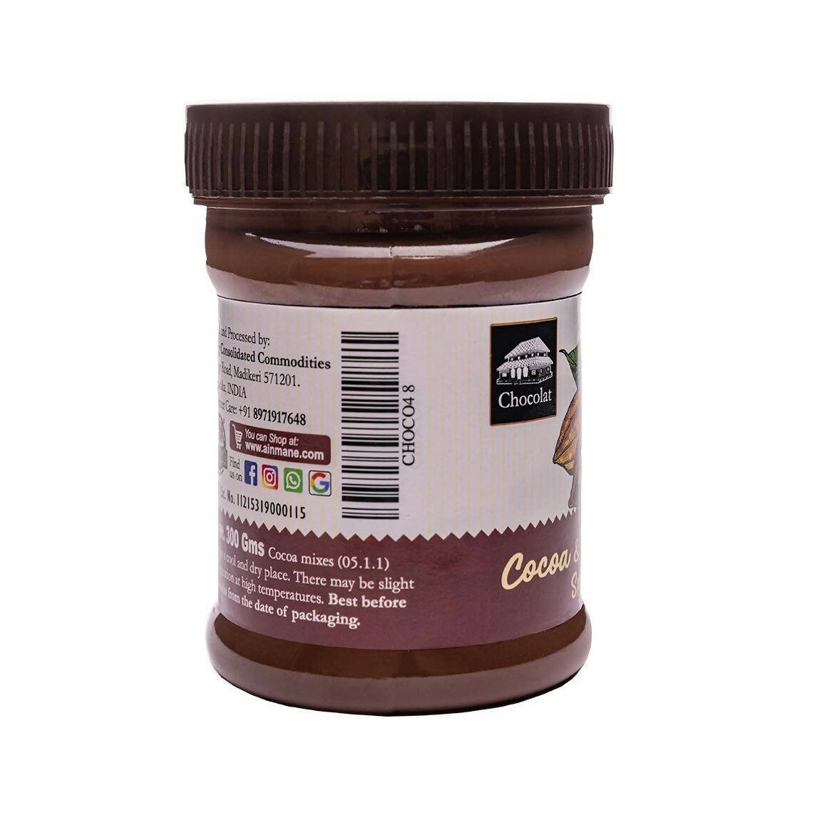 Ainmane Cocoa & Hazelnut Spread - Swadesiicart
