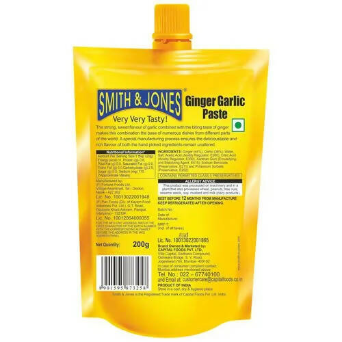 Smith & Jones Ginger Garlic Paste - Swadesiicart