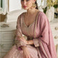 Anaita Purple Real Georgette Readymade Anarkali Gown with Embroidery & Sequence Work