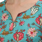 Anubhutee Women's Cotton Regular Floral Printed Green Kurta Set | Swadesiicart