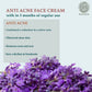 Buddha Natural Anti Acne Face Cream - For Acnes, Pimples, Scars & Marks