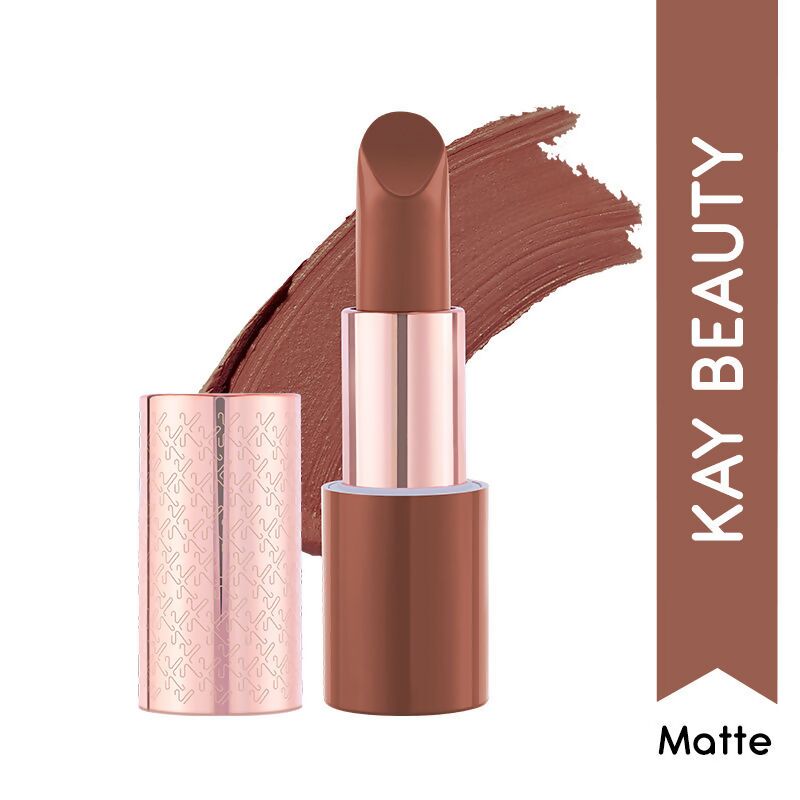 Kay Beauty By Katrina Kaif Matte Drama Long Stay Lipstick - Dialogue | Swadesiicart